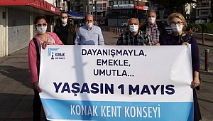 Konak Kent Konseyi 1 Mayıs Bayramını kutladı
