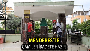 Menderes’te Camiler İbadete Hazır