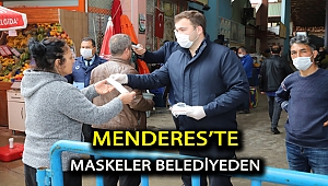Menderes’te Maskeler Belediyeden