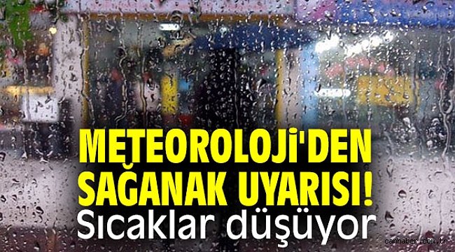 Meteoroloji'den sağanak uyarısı!