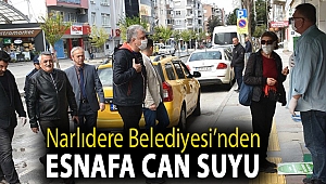 Narlıdere Belediyesi’nden esnafa can suyu
