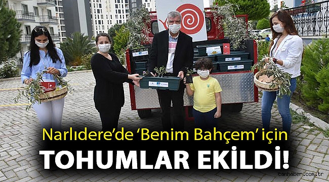 Narlıdere’de ‘Benim Bahçem’ için tohumlar ekildi!