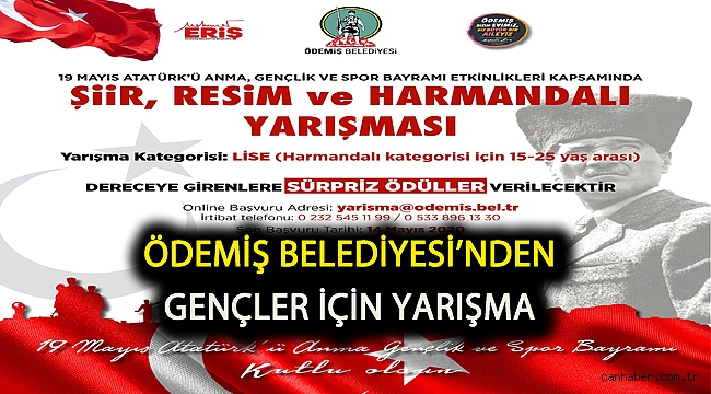 Ödemiş Belediyesi’nden gençler için yarışma