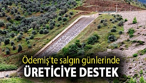 Ödemiş'te salgın günlerinde üreticiye destek