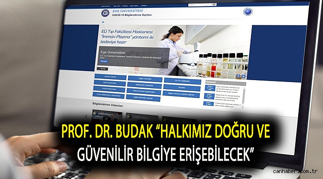 Prof. Dr. Budak “Halkımız doğru ve güvenilir bilgiye erişebilecek”