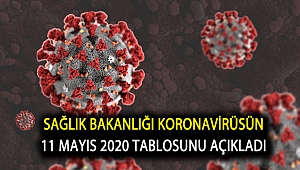 Sağlık Bakanlığı Koronavirüsün 11 Mayıs 2020 tablosunu açıkladı