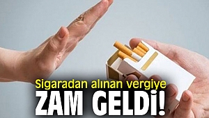 Sigaradan alınan vergiye zam geldi!