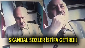 Skandal sözler istifa getirdi!