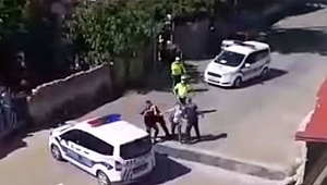 Tekirdağ'da evlerinin önünde oturan yurttaşa polis şiddeti!