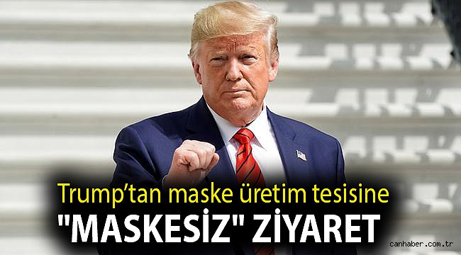 Trump'tan maske üretim tesisine
