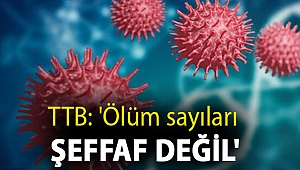 TTB: 'Ölüm sayıları şeffaf değil'