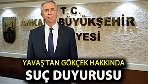Yavaş'tan Gökçek hakkında suç duyurusu