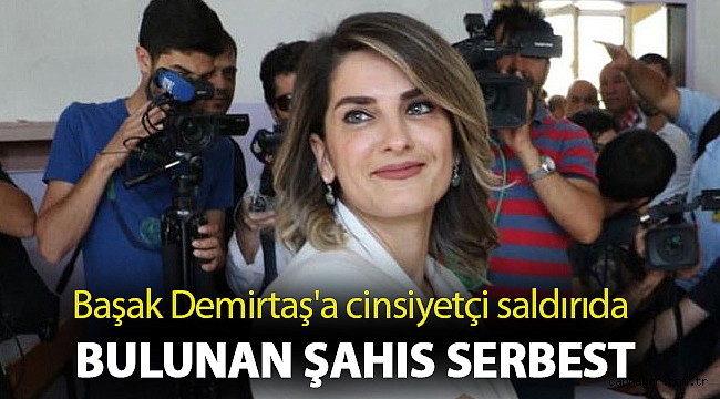 Başak Demirtaş'a cinsiyetçi saldırıda bulunan şahıs serbest