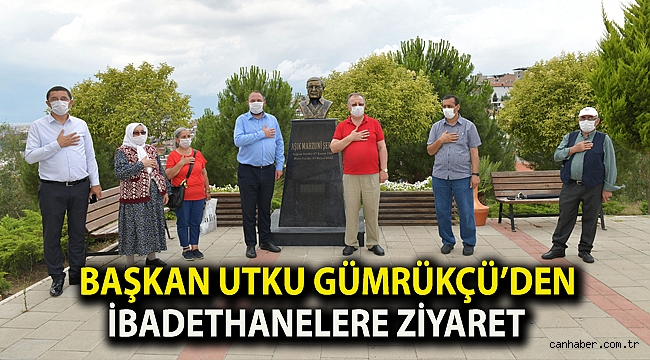 Başkan Utku Gümrükçü'den ibadethanelere ziyaret