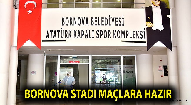 Bornova Stadı maçlara hazır