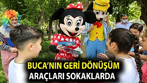Buca’nın geri dönüşüm araçları sokaklarda