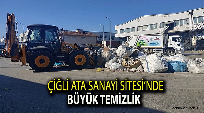 Çiğli Ata Sanayi Sitesi’nde Büyük Temizlik