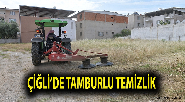 Çiğli’de tamburlu temizlik