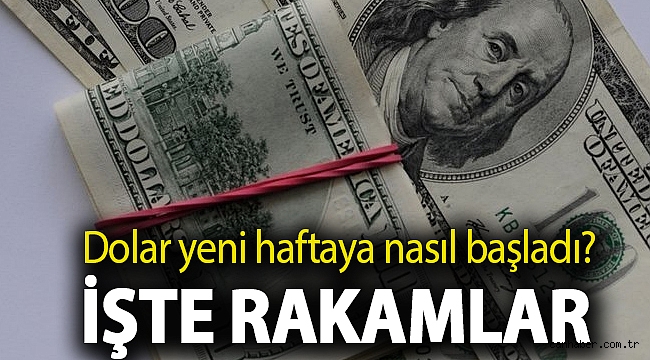 Dolar yeni haftaya nasıl başladı? İşte rakamlar