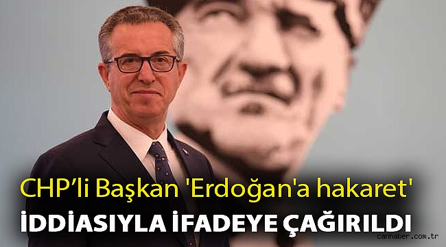 Gaziemir Belediye Başkanı Halil Arda, 'Erdoğan'a hakaret' iddiasıyla ifadeye çağırıldı