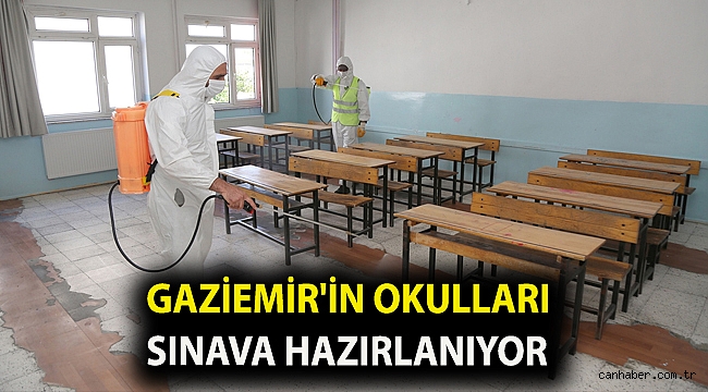 Gaziemir'in okulları sınava hazırlanıyor