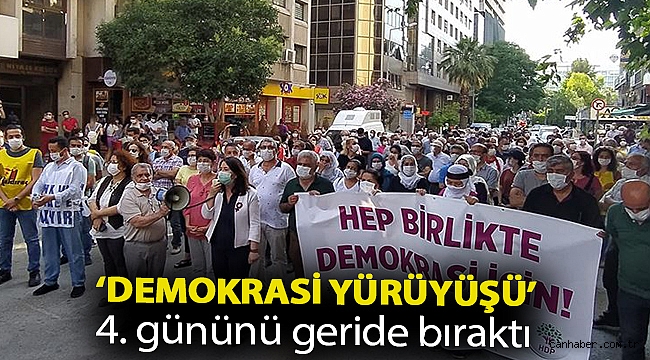 HDP’nin Hakkâri ve Edirne’den Ankara’ya başlattığı ‘Demokrasi Yürüyüşü’ 4. gününü geride bıraktı