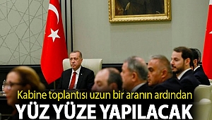 Kabine toplantısı uzun bir aranın ardından yüz yüze yapılacak; 18-25 yaş sokağa çıkma yasağının kaldırılması ve düğünler için karar alınması bekleniyor
