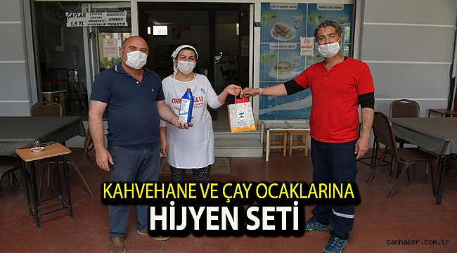 Kahvehane ve çay ocaklarına hijyen seti