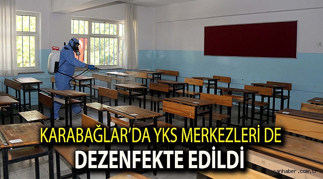Karabağlar’da YKS merkezleri de dezenfekte edildi