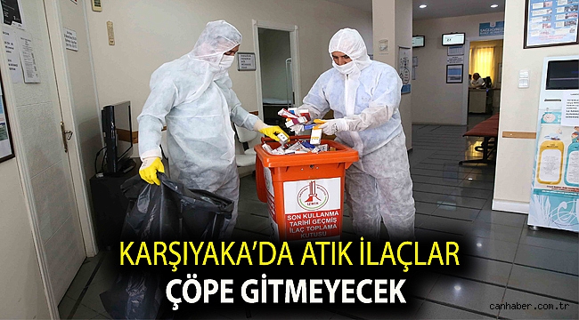 Karşıyaka’da atık ilaçlar çöpe gitmeyecek