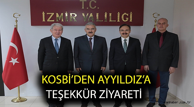 KOSBİ’den Ayyıldız’a teşekkür ziyareti