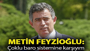 Metin Feyzioğlu: Çoklu baro sistemine karşıyım