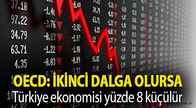 OECD: İkinci dalga olursa Türkiye ekonomisi yüzde 8 küçülür