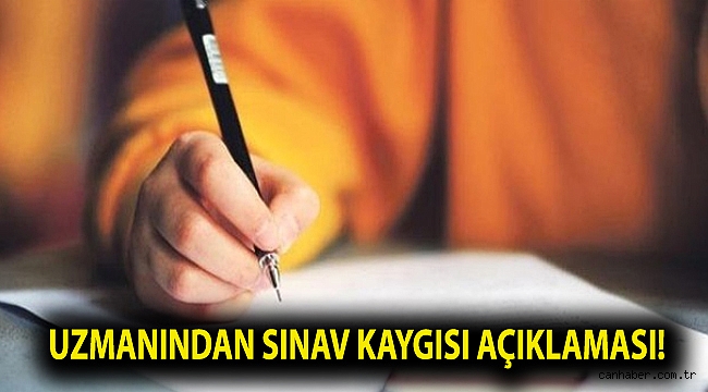 Uzmanından sınav kaygısı açıklaması!