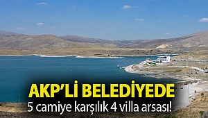 AKP'li Kocasinan Belediyesi, 5 caminin tapusuna karşılık, 100 bin m2'lik 4 villa arsası alacak!