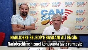 Başkan Ali Engin: Narlıderelilere hizmet konusunda taviz vermeyiz