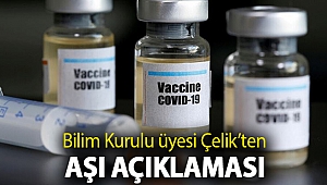 Bilim Kurulu üyesi Prof. Dr. İlhami Çelik'ten aşı açıklaması