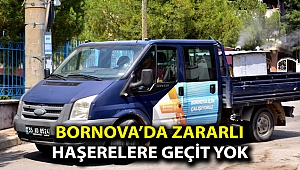 Bornova’da zararlı haşerelere geçit yok
