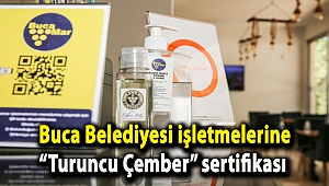 Buca Belediyesi işletmelerine “Turuncu Çember” sertifikası