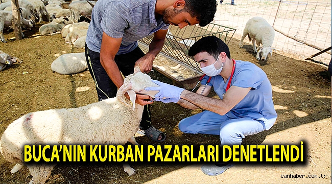 Buca’nın kurban pazarları denetlendi