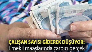 Çalışan sayısı giderek düşüyor: Emekli maaşlarında çarpıcı gerçek
