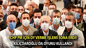 CHP PM için oy verme işlemi sona erdi! Kılıçdaroğlu da oyunu kullandı
