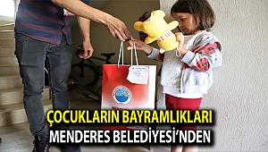 Çocukların Bayramlıkları Menderes Belediyesi’nden