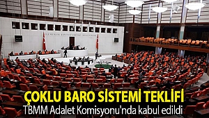 Çoklu baro sistemi teklifi TBMM Adalet Komisyonu'nda kabul edildi