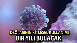 DSÖ: Aşının kitlesel kullanımı bir yılı bulacak