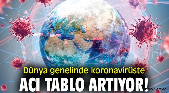 Dünya genelinde koronavirüste acı tablo! Can kaybı 592 bin 757’ye yükseldi