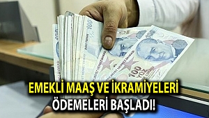 Emekli maaş ve ikramiyeleri ödemeleri başladı!