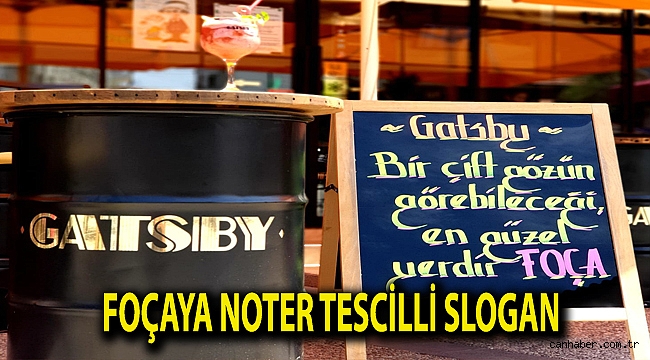 FOÇAYA NOTER TESCİLLİ SLOGAN