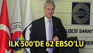 İlk 500’de 62 EBSO’lu