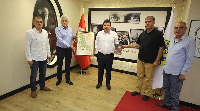İzmir Bosna Sancak Derneğinden Başkan Kılıç’a ziyaret